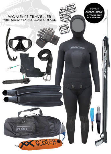 Womens Travellers Package | BLACK